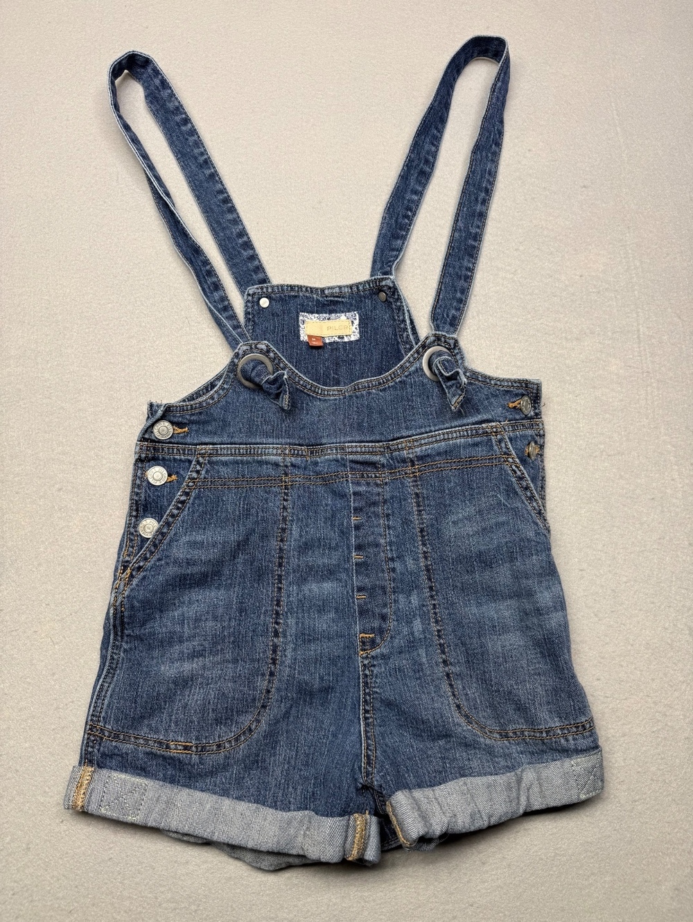Pilcro Denim Shortalls Women 26 Blue